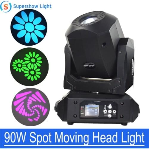 Spot Lyre 90W Gobo LED Lyre Moving Head Light Spot Moving Head Light for Stage Theater Disco Nightclub Party