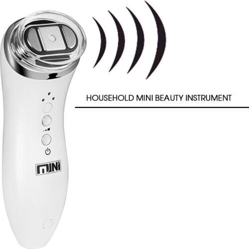 Ultrasonic Radio Frequency Apparatus Lifting Face Skin Care Massager Facial Rejuvenator Mini Hifu Anti Wrinkle Tightening Device