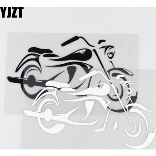 YJZT 17.4CM*10CM Motorcycle Creative Personality Pattern Car Sticker Vinyl Decal 1A-0016
