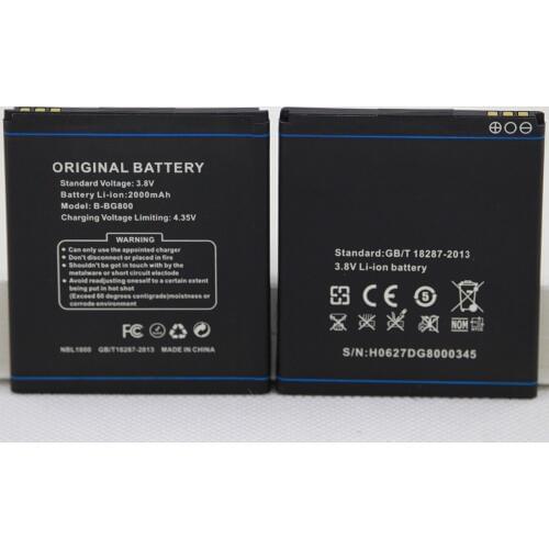20pcs/lot B-DG800 Lithium Phone Battery For Doogee DG800 VALENCIA B DG800 DG 800 2000mAh phone internal replacement Battery