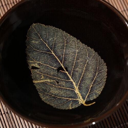 Restoring museum konoha temmoku lamp that really leaves masters cup handmade ceramic cups kung fu tea cup