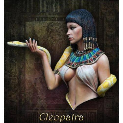 1/12 Egyptian woman with snake ancient bust toy Resin Model Miniature Kit unassembly Unpainted