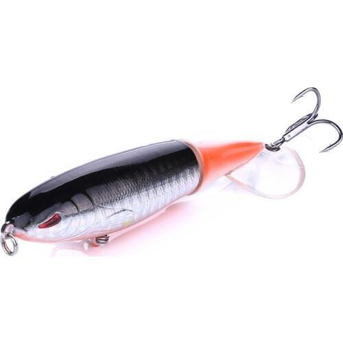 1PC 10cm/13g Isca Artificial Propeller Pencil Popper Fishing Lure Topwater Pesca Fishing Tackles