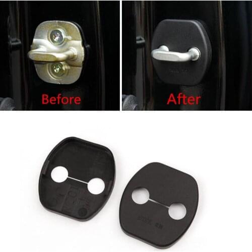 For Toyota Noah Voxy 80 Series 2014 2015 2016 2017 2018 4pcs Car Anti Rust Water Proof Door Lock Keys Protect Buckle Cover