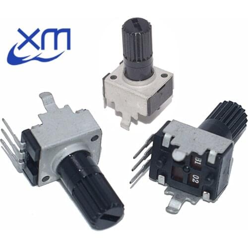 100pcs Rv09 Vertical 12.5mm Shaft 1k 2k 5k 10k 20k 50k 100k 0932 Adjustable Resistor 9 Type 3pin Seal Potentiometer