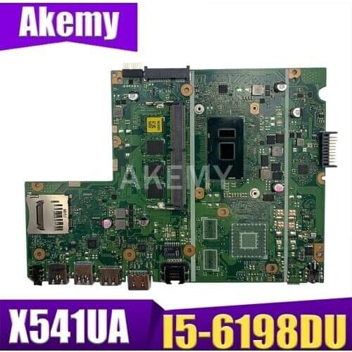 Akemy For Asus X541UA X541UAK X541UVK X541UJ X541UV X541U F541U R541U Motherboard laptop Motherboard W/ 4GB-RAM i5-6th Gen cpu