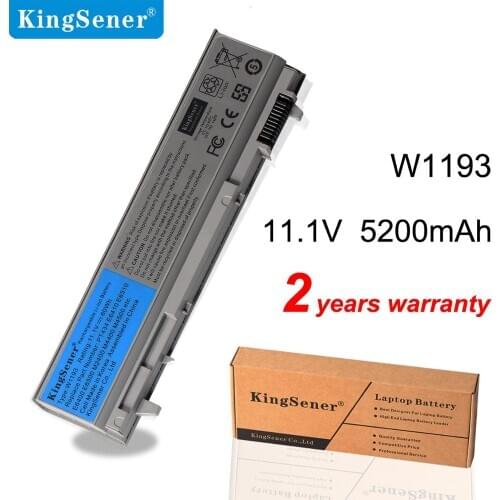 KingSener W1193 Laptop Battery For DELL Latitude E6400 E6410 E6500 E6510 KY265 KY266 KY268 M4400 M6400 PT434 PT436 PT437 5200mAh