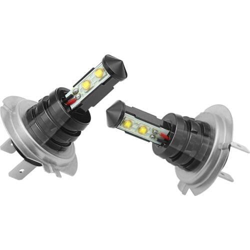 2 Pcs Car Bright Fog Light Bulb H7 H4 H8 HB3 Led Head Lamp For Peugeot 206 307 308 407 208 207 408 3008 2008 508 Accessories