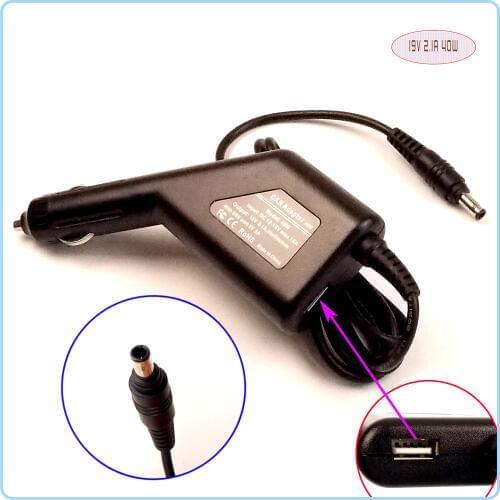 Laptop Car DC Adapter Charger Power Supply + USB Port for Samsung N210 N220 N230 N310 N510