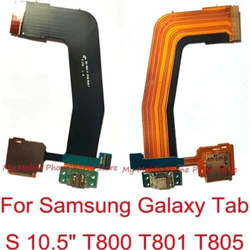 Charge Flex USB Charging Dock Port Board Flex Cable For Samsung Galaxy Tab S 10.5 SM-T800 T805 3G Version SM-T805 Repair Parts