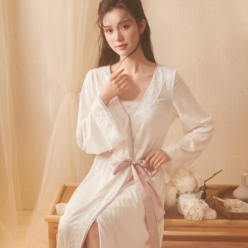 Robe Nightgown Han Chinese Clothing Sleepwear Robe Ancient Chinese Style