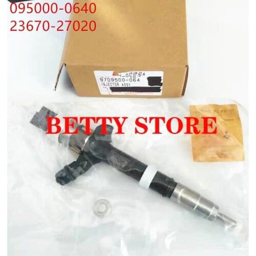 Original Common rail injector 095000-0640, 095000-0641, 9709500-064 for 23670-27020, 23670-29025