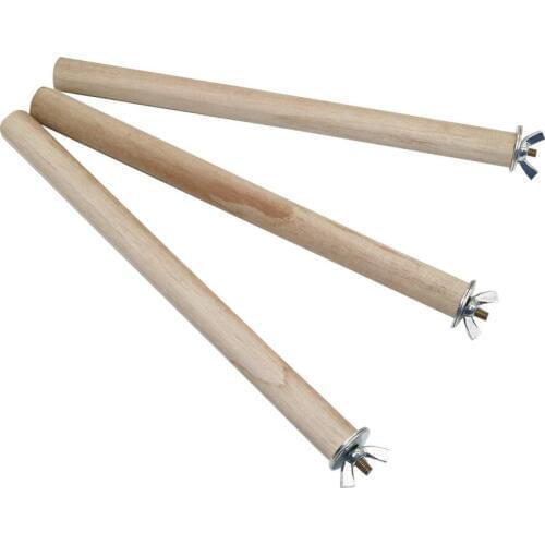 2 Pcs Parrot Pet Raw Wood Hanging Stand Rack Toy Parakeet Branch Perches For Bird Cage Pet Supplies