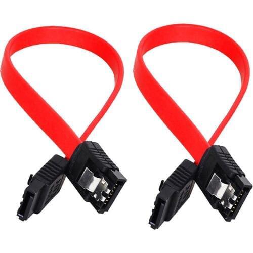 SATA II SATA 2 SATA 2.0 Data Cable Straight Hard Drive Cable 3GB/S 45CM Computer Cables & Connectors Harness Connector Lot