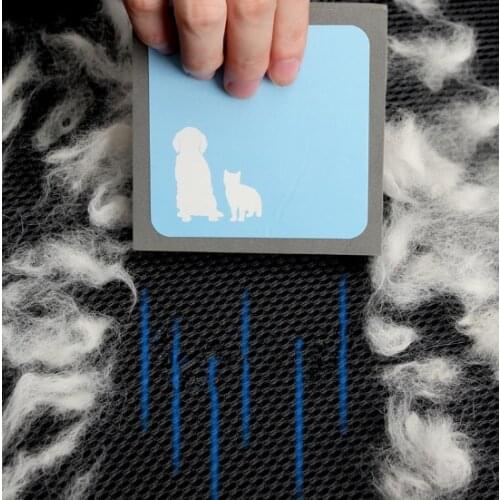 Pet Hair Removal Brush Static Electricity Animal Cat Dog Hair Brush Foam Sponge Pet Hair Remover Cleaner