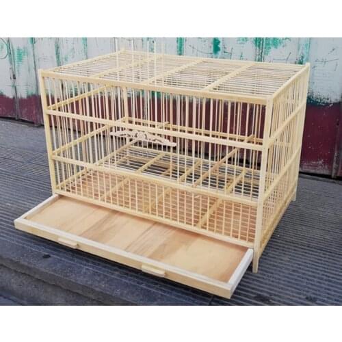 Super Large Bamboo Bird Cock Cage 50cm Handmade Breathable Bird Nest Traditional Chinese Folk Crafts Pet Product Bird House