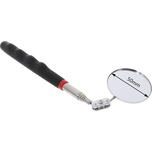 1Pc 50mm Car Telescopic Detection Lens Inspection Round Mirror 360 Repair Tool Hot sale Car Accessories