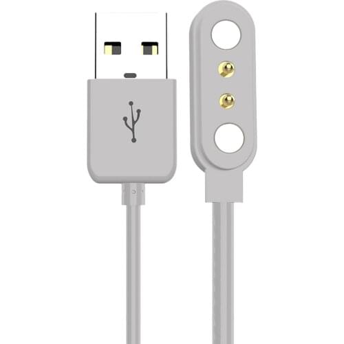 2pin Smart Watch Charging Cable Adsorption Charging Data Cable For 2-pin 2pins 2.84 Pitch Children Smart Watches Universal