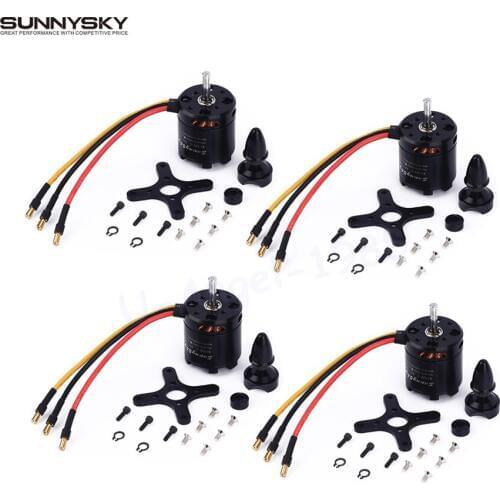 4set/lot SunnySky X2820 800KV 920KV 1100KV outrunner Brushless Motor Engine Servo OSD ESC For RC Airplane Quadcopter Hexrcopter