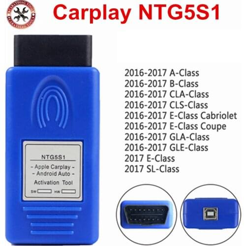 NTG5S1 CarPlay For Apple/Android NTG5 S1 OBD2 Activation Tool NTG5ES2 For Mercedes/B-enz 2016-2017 Auto Scanner Free Shipping