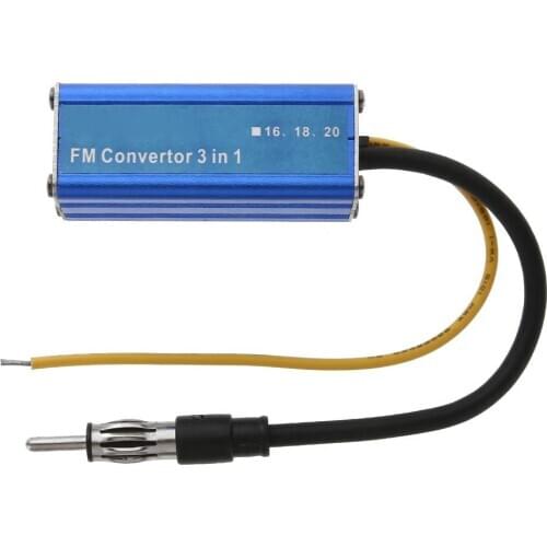 12V 3 in 1 Car Auto Stereo Antenna FM Radio Band Frequency Converter FM Band EXpander Frequency Converter Accessories