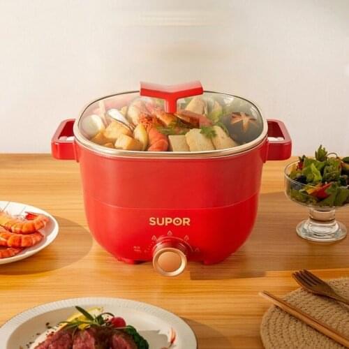 Zq Electric Hot Pot Household Multi-Functional Electric Food Warmer Split Electric Caldron Small Dormitory Students