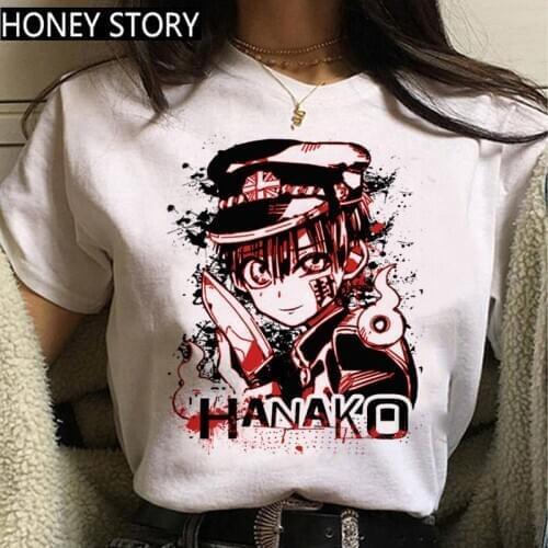 FIXSYS Unisex Shaman King Graphic Tees Kawaii Japanese Anime Toilet Bound Hanako Kun T Shirt Women Funny Cartoon Inuyasha Tshirt