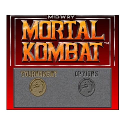 Mortal Kombat NTSC Version 16 Bit 46 Pin Big Gray Game Card For USA Game Players