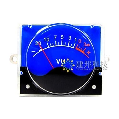 Taiwan-made high-precision VU meter DB meter Amplifier Level meter Sound pressure meter Audio meter Backlight P-55SI-HS