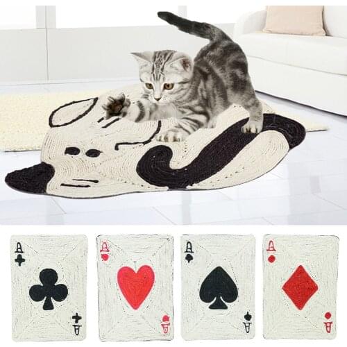 Sisal Cat Scratcher Board Scratching Post Mat Toy for Tower Climbing Tree Pad Cooling Litter Mat Furniture Protector Cat Toys