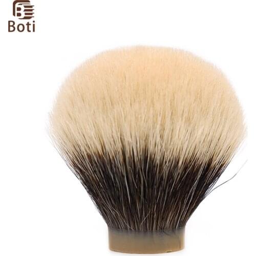 Boti Brush-SHD NC Finest Two Band Badger Hair Knot Gel Tip Bulb Type Daily Barber Beard Care Tool Beard Shaping Kit