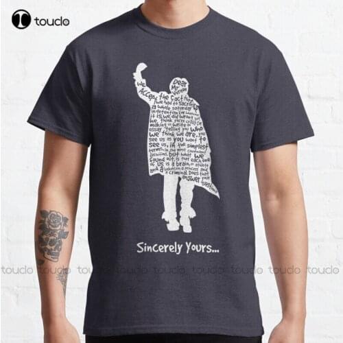 New The Breakfast Club - Sincerely Yours - White Classic T-Shirt Usa Shirt S-5Xl Cotton Tee Shirt crewneck shirts Unisex