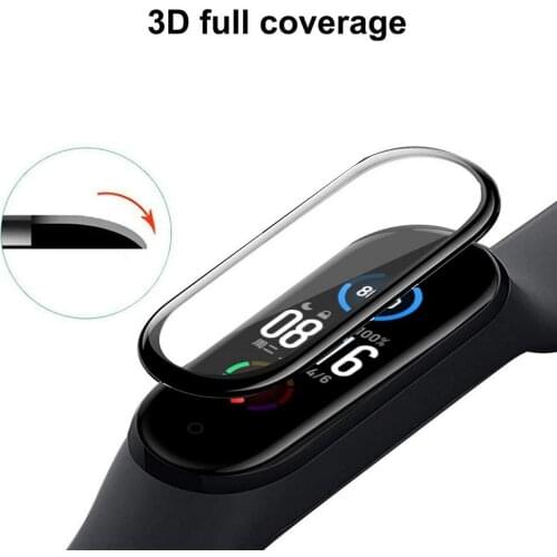 New Arrival High-Quality 2/4PC 3D Curved Film Transparent Full Coverage Easy-To-Install Screen Protector For XiaoMi Band 5/4/6