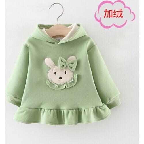 2020 Baby Autumn And Winter Dresses 0-1-2-3-4 Years Old Baby Girl Korean Style Western Dress girls plus velvet princess Dress