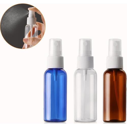 Portable 50ML Refillable Bottle Water Plastic Pressed Pump Spray Bottle Liquid Container Mini Travel Refillable Bottles