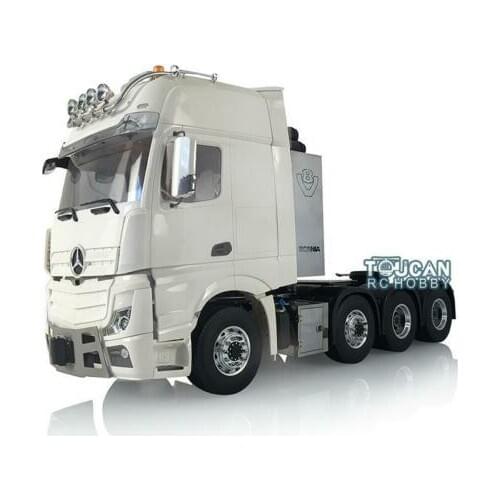 RC 1/14 LESU Tractor Metal Chassis Truck Motor Roof Light Hercul Arco Cabin THZH0726-SMT2