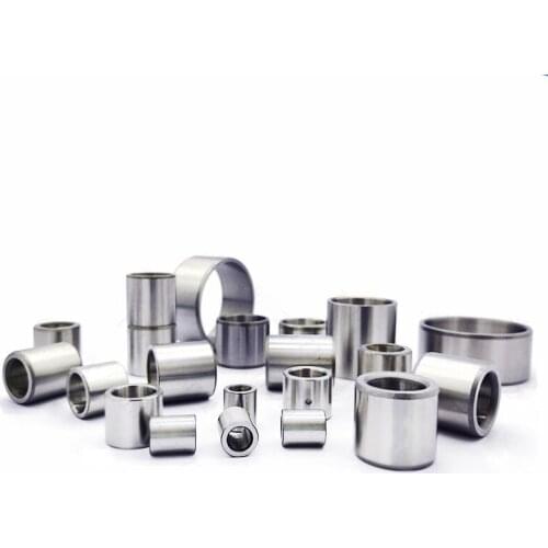 2pcs 10mm inside diameter steel sets wearable shaft sleeve bushing needle bearing bush 15mm-20mm outer DIA 8mm-20mm long