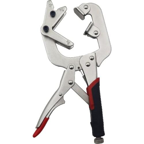 Welding Pliers Welding Clamps Steel Vigorous Pliers Right Angle C Angle Clamps Clamp Nozzle Adjustable Welding Pipes Clamp
