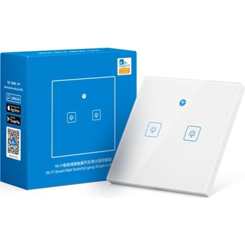 EWelink Smart Home Wifi Smart Single Fire Wire Wall Light Switch 1/2/3Gangs 86 Model Portable Alexa Google Home Voice Control
