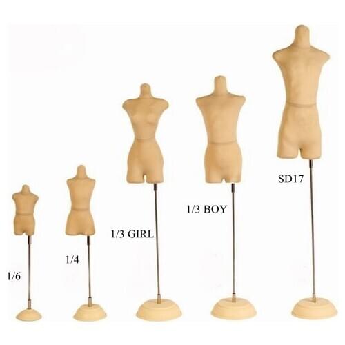 [wamami] Noemal Foam Mannequin For 1/6 Women Men BJD Dollfie Clothe/Dress Diy Ooak Accessory