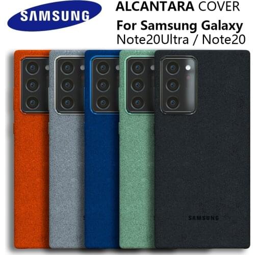 100% Original GENUINE Samsung Note20 Ultra Case For Galaxy Note20 Alcantara Cover Note20Ultra Leather Premium Full Protect color