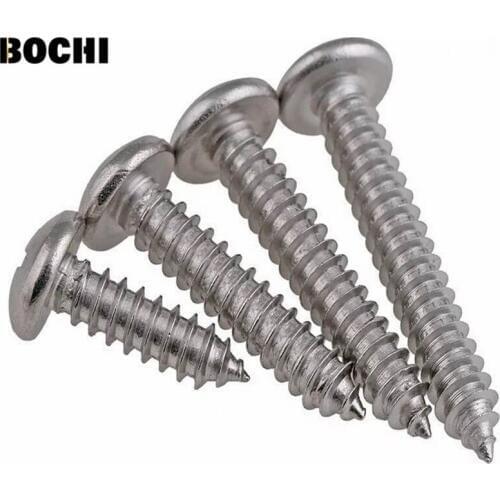 100PCS M2.2 Stainless Steel 304 Large round Head Self Tapping Screws / Umbrella Head Self-Tapping Screw