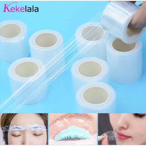 3 Rolls Eyelash Wrap Lash Perm Lift Plastic Wraps Eyelashes Extension Remover Accessories Professional Eyebrow Microblade Film