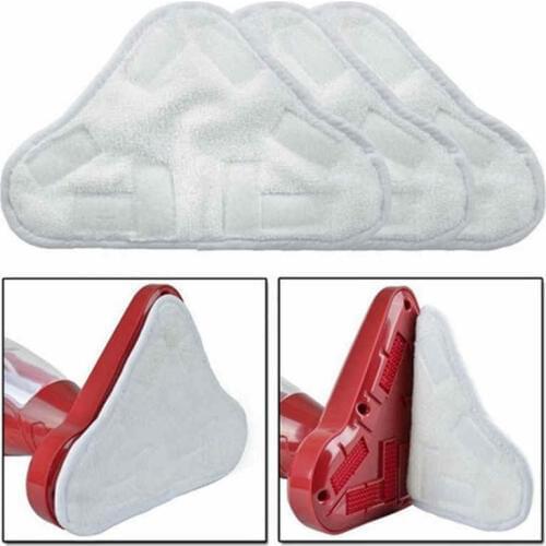 3pcs/lot Practical Reusable Replacement Washable Triangular Steam Mop Microfiber Cloth Pad Cover for H2O Mop X5 Home