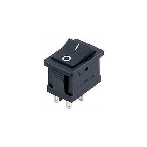 5pcs DPST Black Indicator Light ON/OFF 4 Pin Rocker Switch