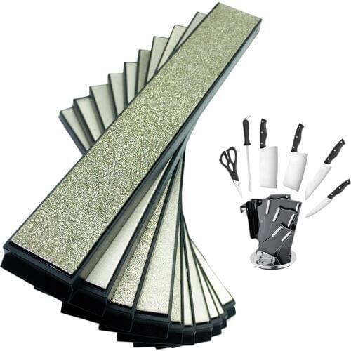 7 pieces Kitchen Knife Portable Apex Pro pencil sharpener diamond whetstone Grinding whetstone 80-2000Grit