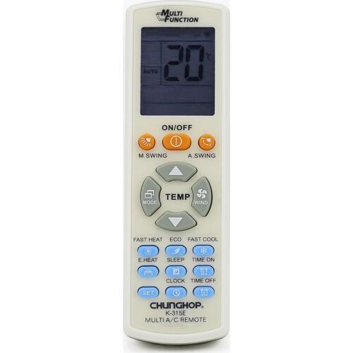 A/C controller Air Conditioner conditioning Remote Control CHUNGHOP FAST COOL HEAT For panasonic k-315e all model use