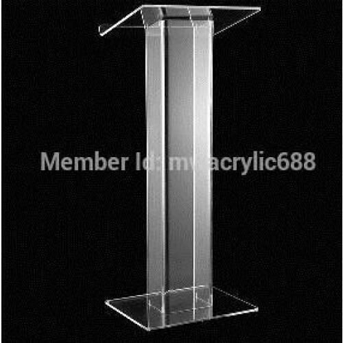 Free Shipping Popularity Beautiful Modern Design Cheap Clear Acrylic Lectern podium