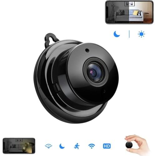 720P Mini Wireless WIFI IP Camera Smart Home Security Infrared Night Vision Surveillance Camera SD Cloud Storage CCTV Monitor