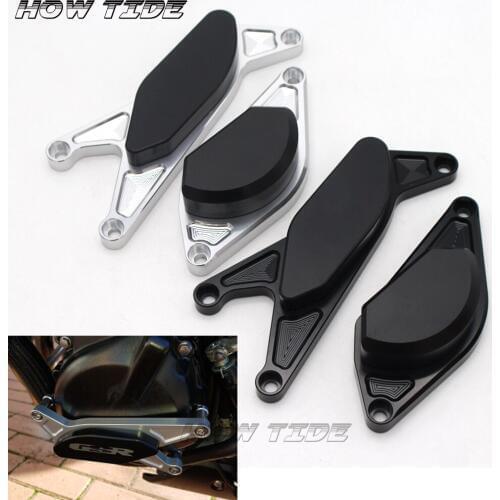 CNC Aluminum Frame Slider Crash Pad Cover Falling Protector Engine Stator Guard For Suzuki GSR 600 2006 2007 2008 2009 2010 2011